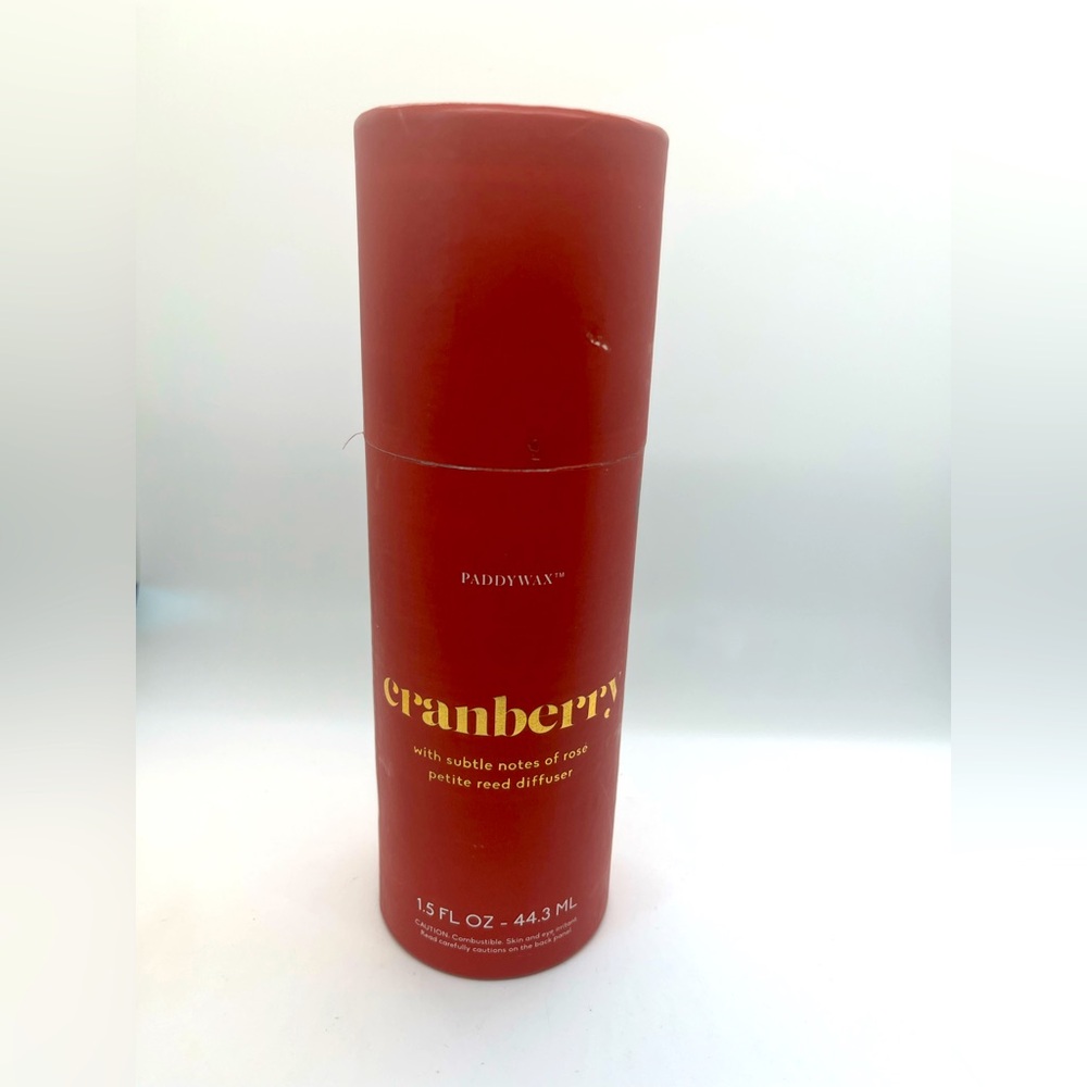 Paddywax Reed Diffuser Cranberry Scented Oil Petite Collection‎ 1.5oz/44.3 ML
